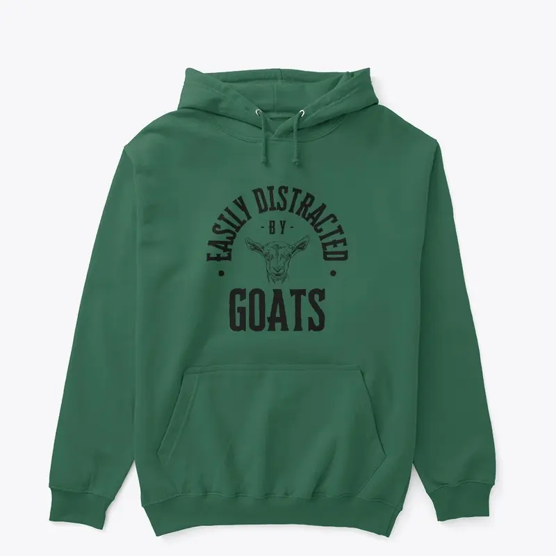 Easily Distracted By Goats Hoodie